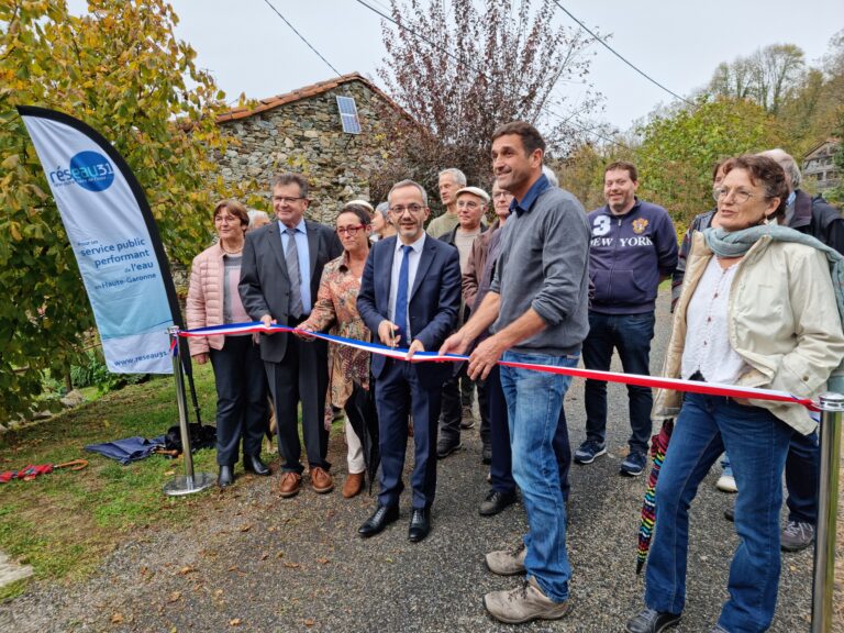 Inauguration eau courante à Malvaizie - Hameau de Vignaut (nov 2022) Réseau31