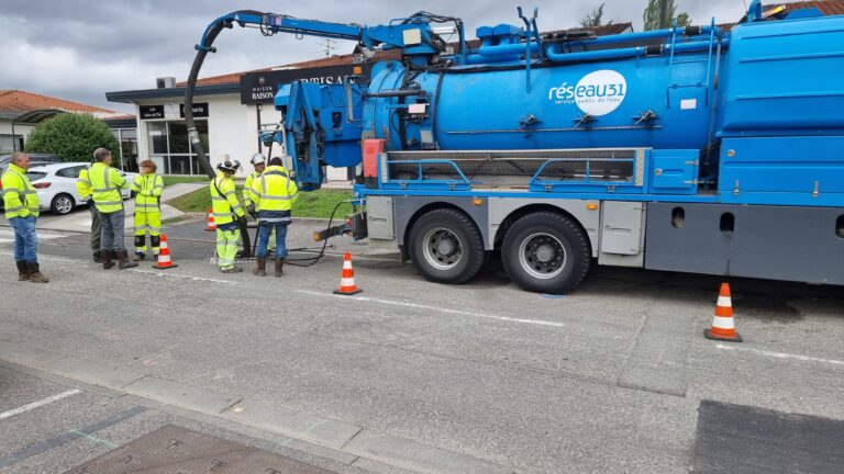 Démonstration d’hydrocurage