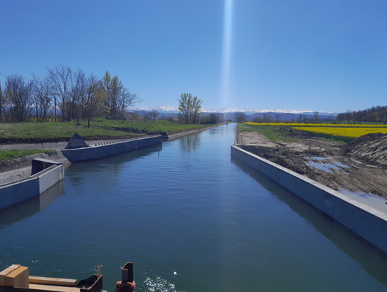 Le canal de St-Martory, un ouvrage hydraulique très utile à la production hydrauélectrique.