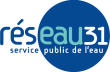 Logo de Réseau31, service public de l'eau en Haute-Garonne